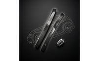 2 Pieces Slim Anti-Collision Mirror Strip Two-Piece Side Mirror Cover Strip Impact Absorbing Car Accessory