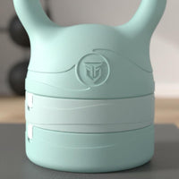 Non-Slip Handle Kettlebell Weight Set Space Saving Adjustable Kettlebell Secure Lock System Home Gym Equipment Floor Friendly for Women, Men, Beginners