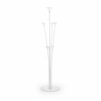 Easy Assembly 7-Balloon Display Stand Reusable Balloon Stand Kit Stable Base Table Centerpiece Helium-without Decoration for Weddings, Birthdays, Events, Parties