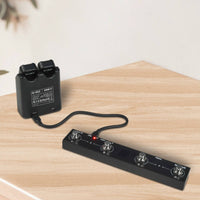 Low Latency 5.8G Wireless Audio Transmitter Receiver Wide Compatibility Guitar Wireless Audio System Plug and Play Rechargeable Dock for Performers, Classroom