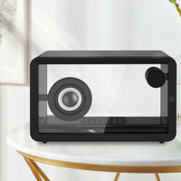 Touch Control Transparent Speaker Wireless Speaker with Rgb Light Portable Compact for Students, Teens, Desk, Bedroom, Dorm Room