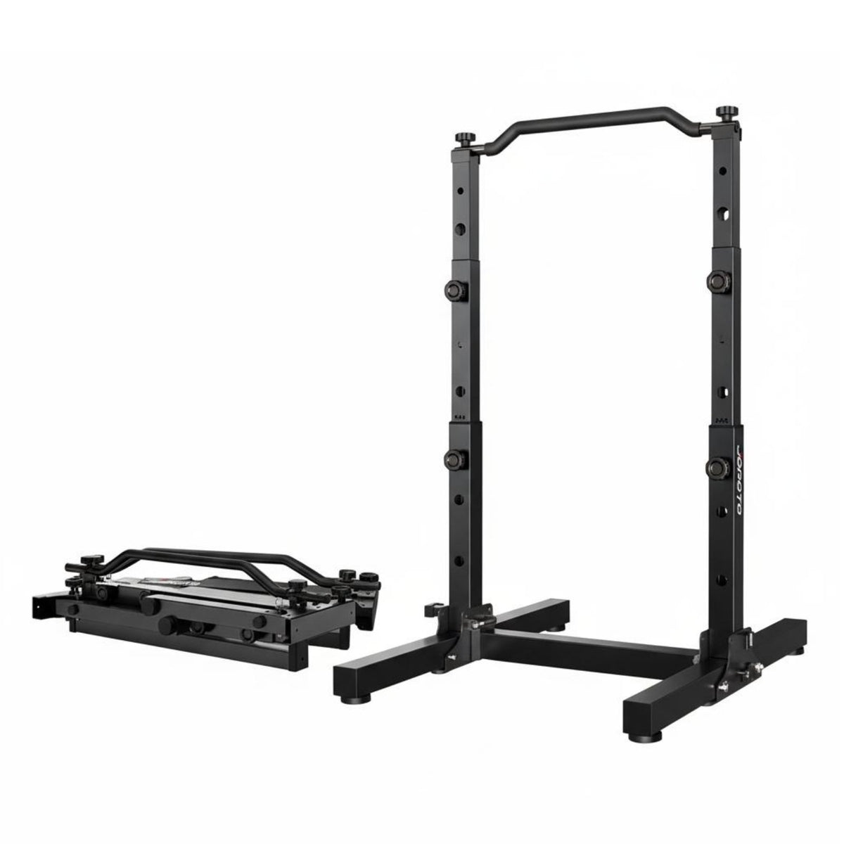 Space-Saving Foldable Pull-up Bar Multi-Functional Foldable Pull up Bar Heavy Duty Steel Frame Home Gym Power Station Stable Construction for Children, Beginners, Indoor Use, Apartment