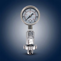 Pressure Gauge with Bleed Port DIN Port Tank Pressure Checker for Dive Technicians