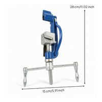 Cable Tie Tool with Crank Handle Blue Cable Tie Pliers Organized for Mechanics, Marine Applications