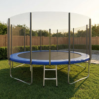 16 Ft jumping bed Thick Foam Padding Round jumping bed Tear-Resistant Play Equipment for Backyard