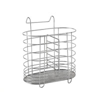 Stainless Steel Wall Mount Chopstick Holder, Kitchen Utensil Organizer for Chopsticks and Spoons, Storage Rack for Home Cooks, Modern Home Storage