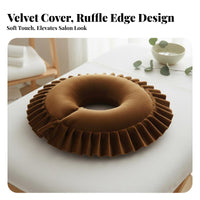Removable Cover U-Shaped Face Cradle Cushion Soft Fiber Filling U-Shaped Prone Pillow Oil-Resistant for Beauty Salons, Spas