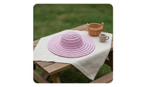 BJD Doll Woven Hat 1/6 Scale Doll Hat Realistic Design Toy Accessory for Kids, Craft Projects