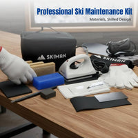Ski Waxing Kit, Snowboard Tuning Kit, Waxing Iron, Complete Maintenance Tools for All Boards, Random Accessories