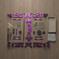 RC Car CVD Axle Set RC Car Control Arm Set Easy to Install Aluminum Replacement Kit for WLtoys 144001 144010 144002 Repair
