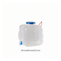 Foldable Water Container Translucent Wide-Mouth Water Container
