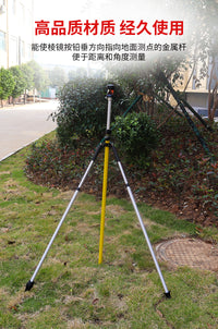 Total Station Prism Pole Tripod Bracket with Legs 2.15m Aluminum Alloy Thickened