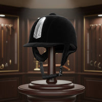 Shock-Resistant-Resistant Adjustable Riding Helmet Breathable Horse Riding Helmet Lightweight Equestrian Safety Set Padded Chin Strap for Children, Women, Beginners, Competition, Training, Lessons