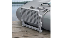 Grid-Patterned Outboard Motor Bracket Open Center Outboard Engine Mount Support Arms Boat Engine Bracket Bolt-Fastened