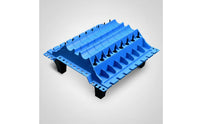 Molded Cylinder Component Tray with Pegs Low-Height Engine Component Organizing Tray Multi-Compartment Organizer Sturdy for Mechanics, Workshop, Repair Bench