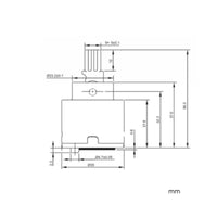 High Foot Ceramic Faucet Water Sealing Tap Easy Installation Valve Valve Core Insert Long-Lasting for Bathroom