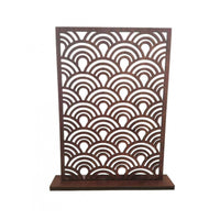 Chinese Design Wooden Earring Display Stand Decorative Desktop Earring Rack Elegant Design Hollow-out Jewelry Organizer Long-Lasting Wood Construction for Dresser, Vanity, Bedroom