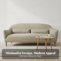 Modern Design Multi-Seater Couch Space-Saving Upholstered Wooden Frame Sofa Sturdy Construction Living Room Seating Modular Options for Apartment Dwellers, Families, Homeowners, Lounge Area, Bedroom