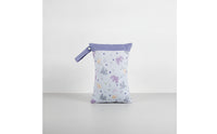 wet/dry Bag Reusable Wet Bag with Wrist Strap Two-Compartment Zippered Pouch for Parents, Journeyers, Travel, Nursery