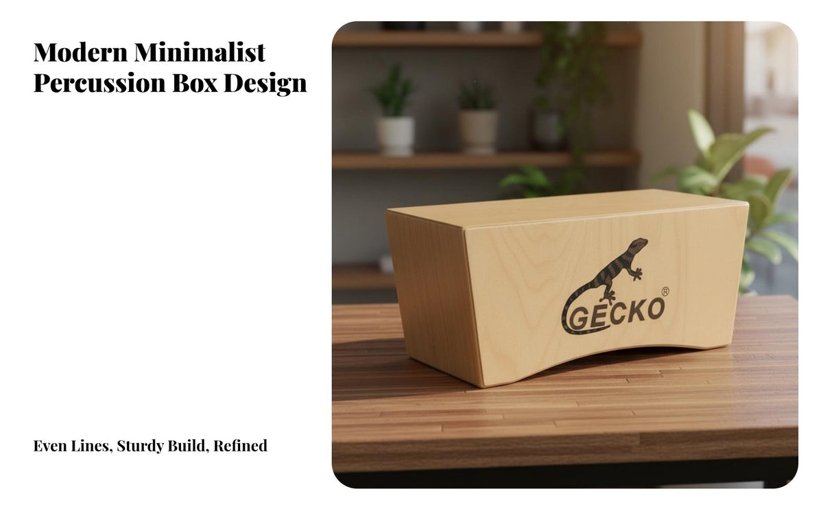 Hand Played Cajon Rich Bass and Snare Sounds Cajon Drum Versatile Sound Percussion Instrument Portable Design for Percussionists, Music Students, Live Performances, Unplugged Sessions, Street Performance, Recording Studios