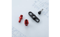 Fuel Pressure Regulator Adapter Anodized Fuel Rail Adapter Machined Compatible for Car Enthusiasts, Engine Bay
