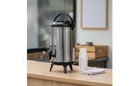 Milk Tea Insulation Container Portable Handle Milk Tea Container Hot and Cold Drink Server Leak-Resistant Design for Parties