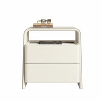 Modern Design Single-Drawer End Table Minimalist aesthetic Nightstand Luxury Feel Bedside Cabinet Storage Solution for Apartment Dwellers, Homeowners, Students, Guest Room, Hotel, Entryway, Office