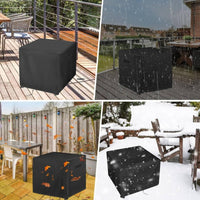 Black Camp Cooktop Cover Rectangular Gas Burner Cover Full Coverage Outdoor Gear Zippered for Camping