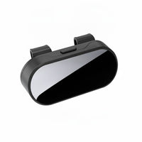 Glossy Stainless Steel Car Visor Eyeglasses Case Quick-Releaserelease Car Visor Glasses Holder Lined Snap-on Glasses Holder Slim for Drivers, Commuters