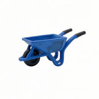 1/64 Scale Miniature Wheelbarrow Resin Wheelbarrow Model Detailed Diorama Decoration Tiny for Collectors