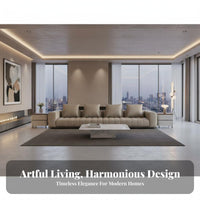 Piano Key Backrest Sofa Italian Minimalist Style Couch Light Luxury Aesthetic Household Seating for Homeowners, Living Room, Lounge Area, Home Study