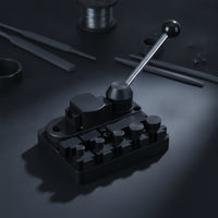Band Bending Tool Compact Band Bender with Dies Jewelry Shaping Tool Manual Bench-Top for Jewelers, Workshops, Repair Benches