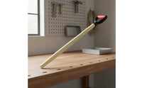 D-Shaped Grip Spade Handle Long-Lasting Wooden Shaft Polished Finish
