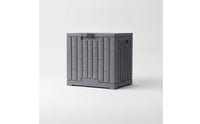 Outdoor Storage Box Resin Storage Box with Hinged Lid Sturdy Furniture for Backyard
