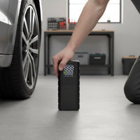Fast Inflation Intelligent Air Compressor Automatic Shutoff Car Tire Inflator Easy to Use Digital Tire Pump LED Light for Roadside Emergency, Travel