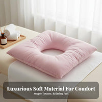 Removable and Washable Cover Massage Table Face Cradle Easy to Clean Massage Face Cradle Cushion Comfortable Support for Spas, Home Use, Bed