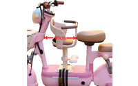 Padded Front Mounted Child Bike Seat Safeguarding Child Bike Seat with Safety Belt Sturdy Comfortable for Toddlers
