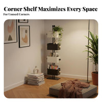 Creative Design Colorful customizable Shelving Unit Multi-Functional Storage Rack Multifunctional Display Shelf Space-Saving for Children, Homeowners, Living Room, Corner, Bedroom, Kitchen