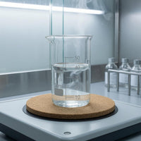 4 Pieces Clear Metric Markings Borosilicate Glass Beaker Writing Area Graduated Measuring Beaker Heat-Resistant