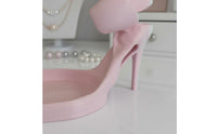 3D Printed High Heel Jewelry Tray Multi-Functional Storage High Heel Decor Tray Lightweight Spike Heel Trinket Dish Space-Saving for Dressing Table