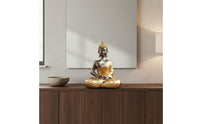 Buddha Statue Thai Style Buddha Decor Statue Handmade House Decoration for Entryway, Living Room