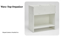 Multi-Tier Book organizer Space-Saving desktop Rack Easy Assembly for Study Area