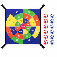 Safe Substitute to Sharp Darts Trampoline Target Board Soft Fabric Sticky Ball Dartboard for Children