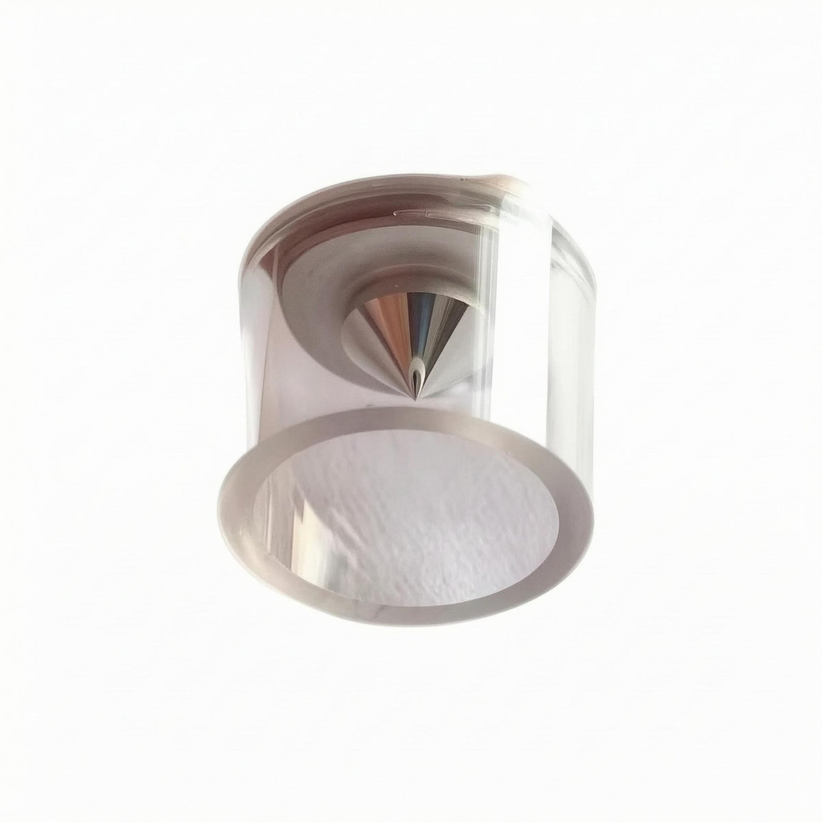 Conical Insert Spirit Bubble Level Vial Transparent Replacement Spirit Vial Cylindrical Measurement Tool Accessory Rounded