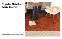 Christmas Decoration Dollhouse Carpet Realistic Design Simulation Carpet Model Soft and Soft for Children, Adults, Play House