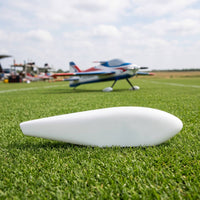 Wheel Pants with Molded Opening Lightweight Wheel Pants Low-Profile Fairings for Model Airplane Hobbyists, Scale Build Projects