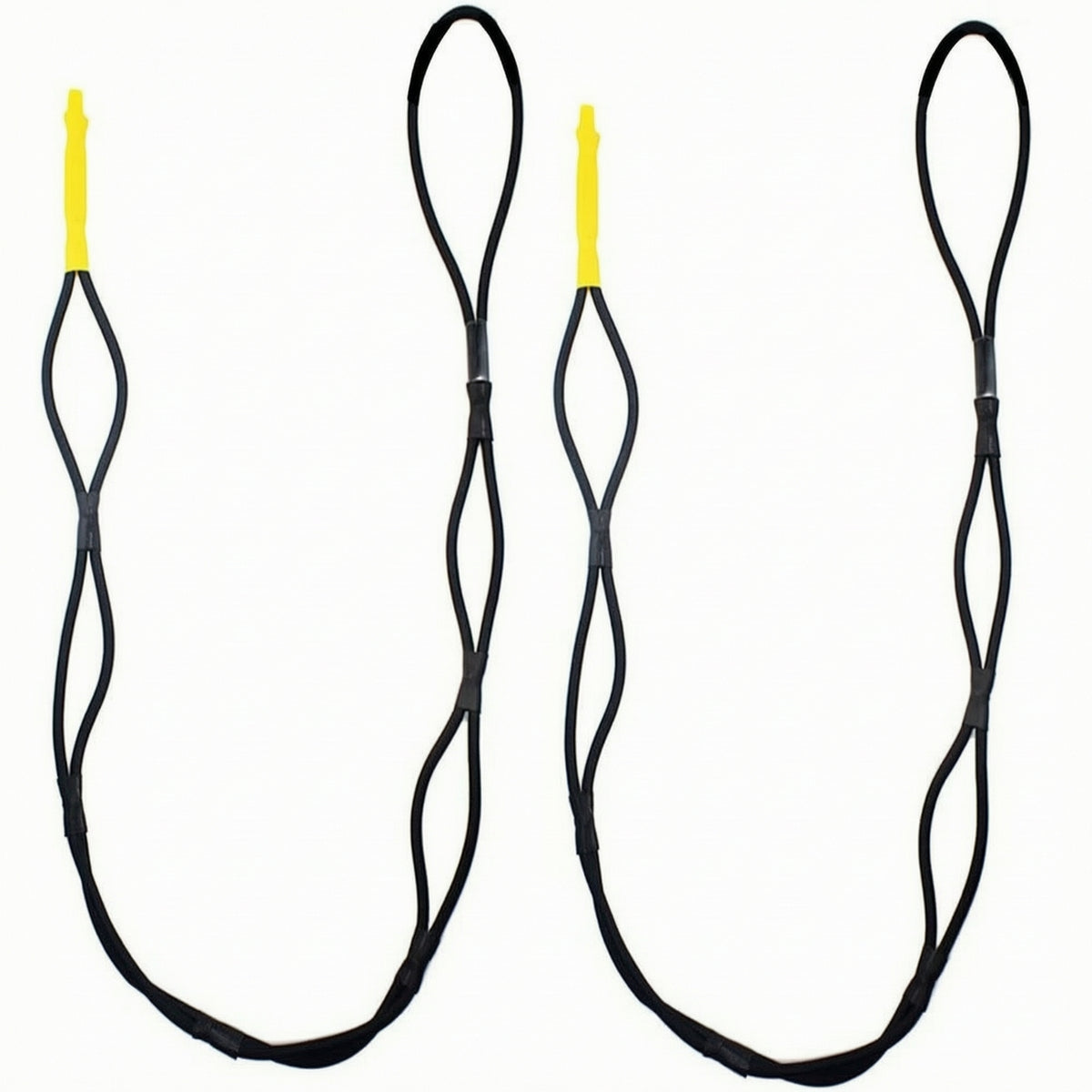 2 Pieces Shock-Absorbing Bungee Dock Line Stretchable Elastic Mooring Rope Stretchy Boat Rope with Loops Adjustable for Boaters, Rafting