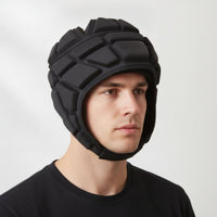 Padded Sports Helmet Shock Absorbing Open Face Helmet Impact Resistant Padded Headgear for Baseball Athletes, Athletes