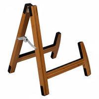 Safeguarding Padding Universal Instrument Floor Stand Triangular Stand Guitar Stand Bamboo Guitar Rack for Guitarists