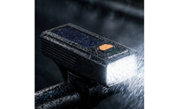 Usb-C Charging Solar Bike Light Led Rechargeable Cycle Headlight Long Runtime Bike Front Light Long-Lasting for Cyclists, Outdoor Cycling